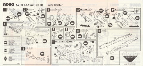 Коробка FROG 359P AVRO Lancaster, IMA, 1959